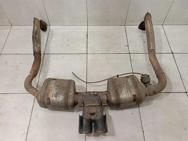 Porsche Cayman 718 Kipufogó 982251187 XLX Hibás Kipufogó Hangtompító-