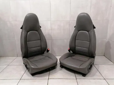 Porsche 911 996 Seat Set 996 Seat Set Right Hand Drive RHD Grey Grey-