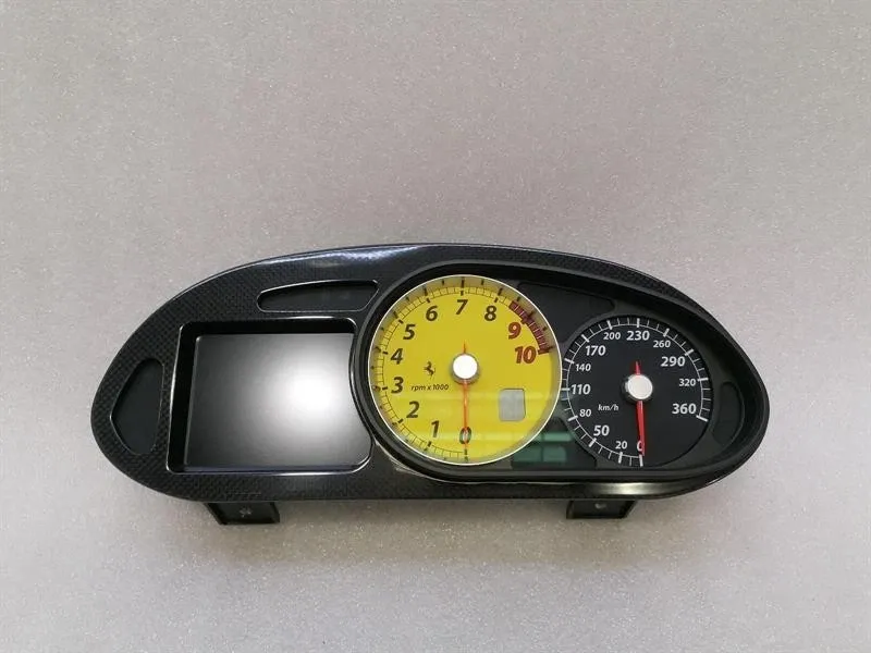 Ferrari 599 GTB F141 Instrument Cluster 249123 Speedometer KMH CARBON-