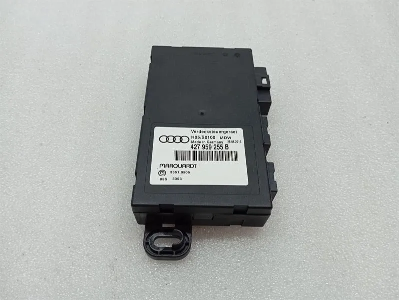 Audi R8 Type 42 V10 5.2 Spyder Soft Top Module 427959255B Top Control Unit -