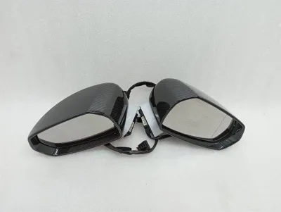 AUDI R8 TYPE 42 REAR VIEW DOOR MIRROR SET CARBON 420857528A3Q0 RIGHT HAND DRIVE RHD-