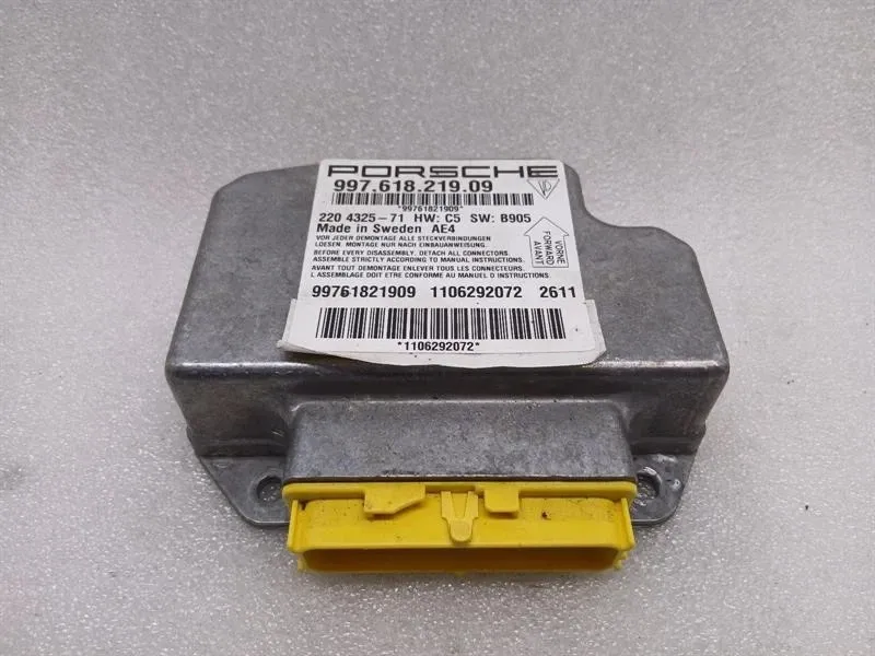 Porsche 911 997 Safety Module ECU 99761821909 Air Control Unit SRS Convertible -
