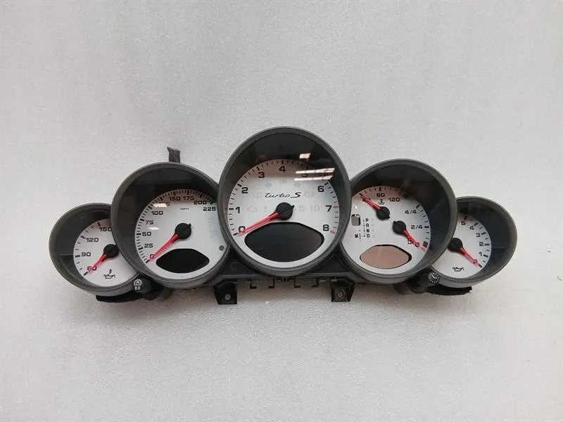 Porsche 911 997 Turbo S Instrument Cluster 99764138802 Speedometer MK2 MPH PDK-