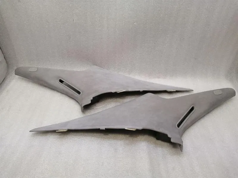 Mercedes S C Post Cover Set W220 S600L C Pillar Cover Set Grey Alcantara-