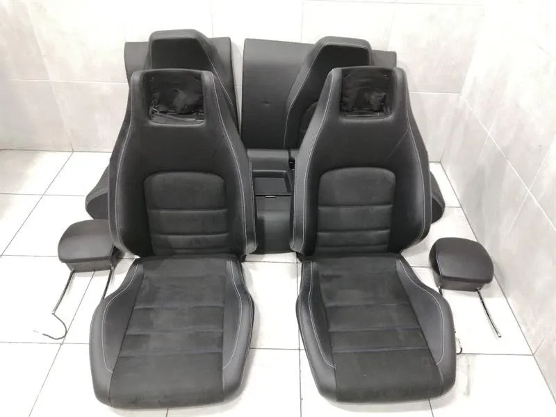 MERCEDES C COUPE AMG PACK ALCANTARA SEAT PAD SET KIT SEATS W204 A2049106609-