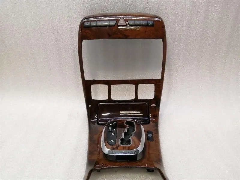 Mercedes CL W215 wood center console A2156805639 wood center console root nut-