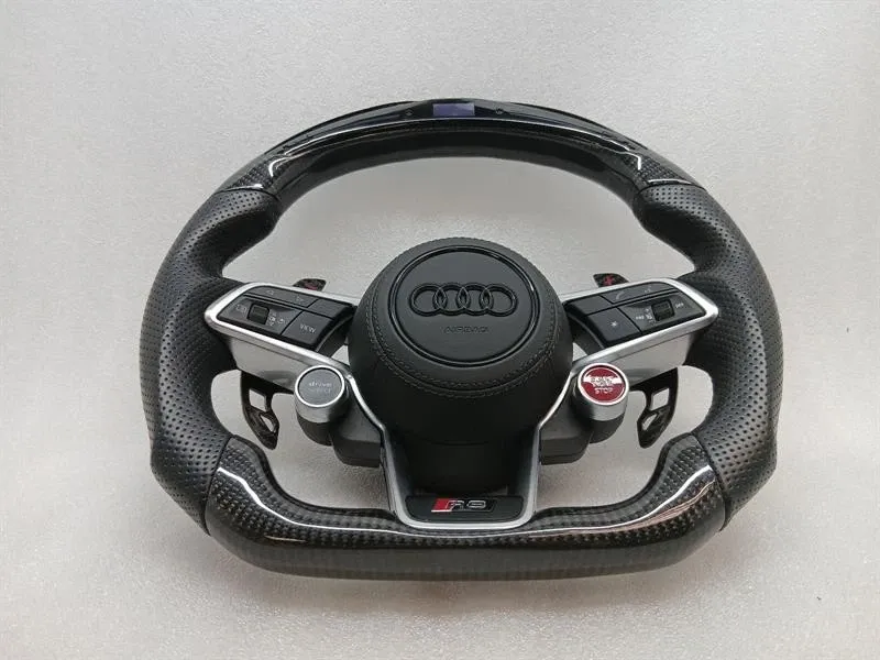 Audi R8 Type 42 5.2 V10 Steering Wheel 4S0880201C Carbon LED Steering Wheel 4S Conversion-