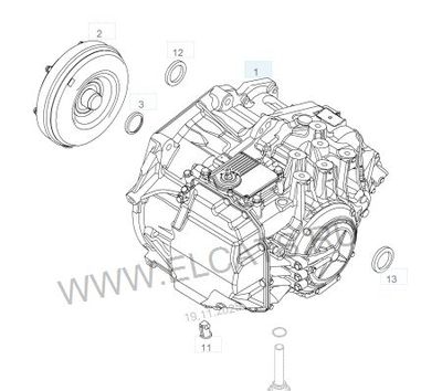AF40-6 AF40 AF406 Gearbox OPEL ZAFIRA B (A05) (2005-2014)