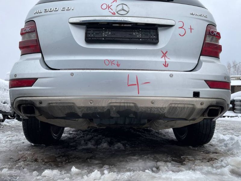 1648857425 1648858525 1648802940 Rear bumper MERCEDES-BENZ ML-CLASS (W164) (2005-2011)