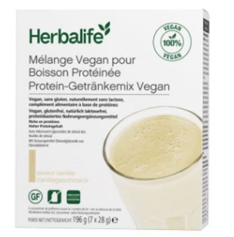 Miscela per bevanda proteica vegana Vaniglia Confezione da 7 bustine