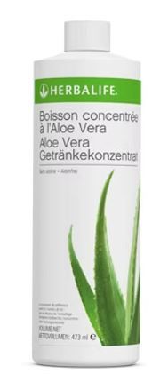 Bevanda concentrata con aloe vera