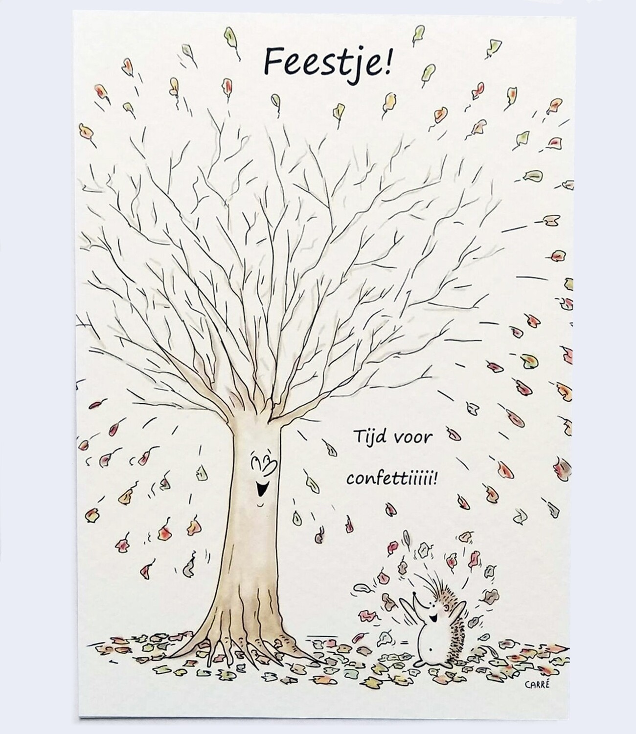 Feestje!  (enkele kaart MET omslag)
