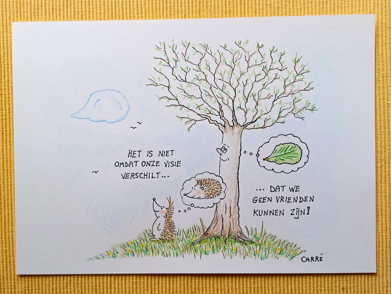 Originele tekening andere visie