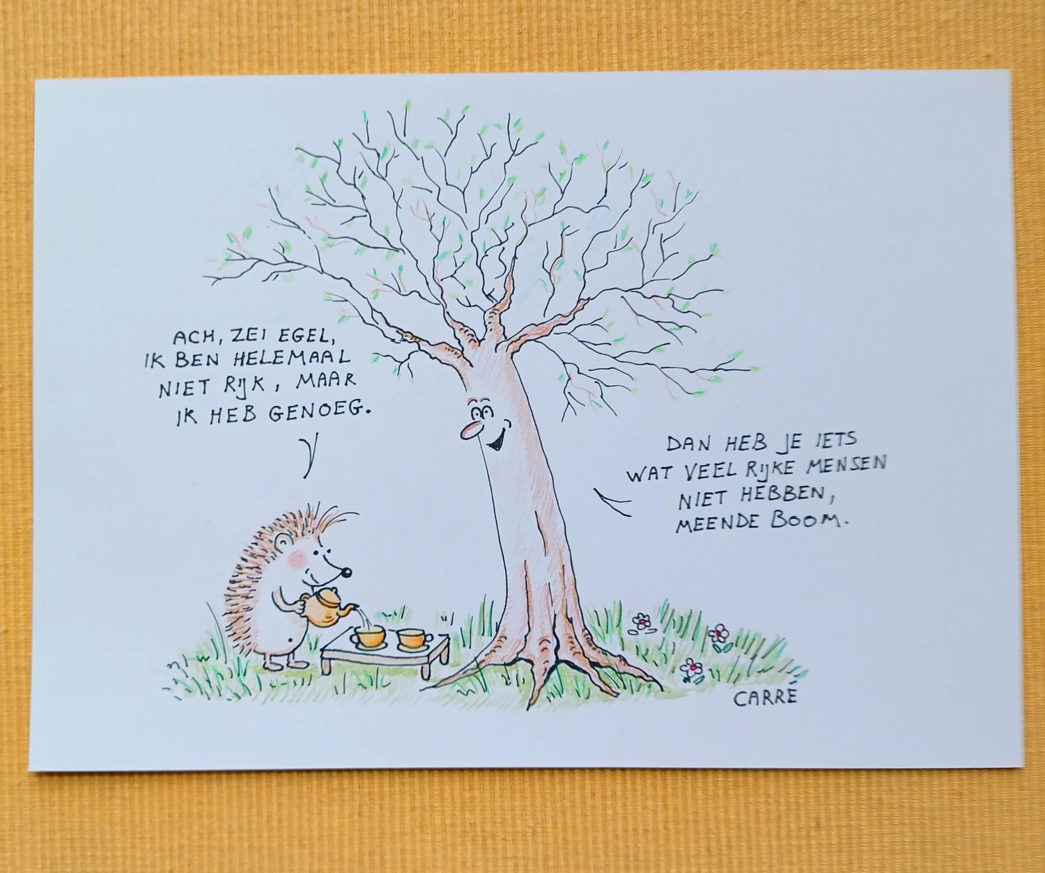 Originele tekening GENOEG