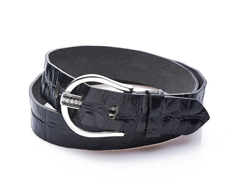 Brute – Ceinture en écailles de crocodile