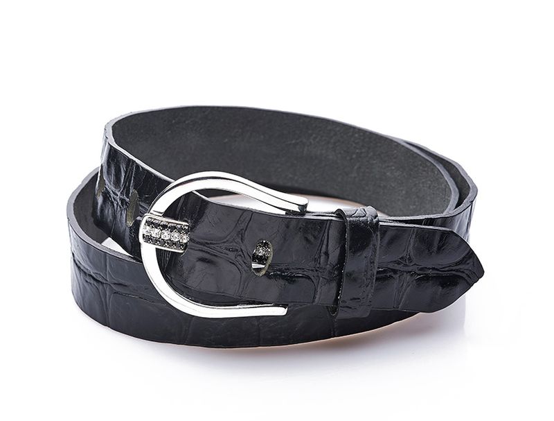 Brute – Ceinture en écailles de crocodile