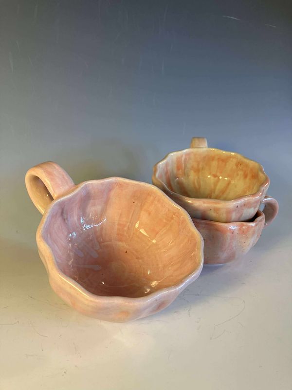 Pink Swivel Mugs