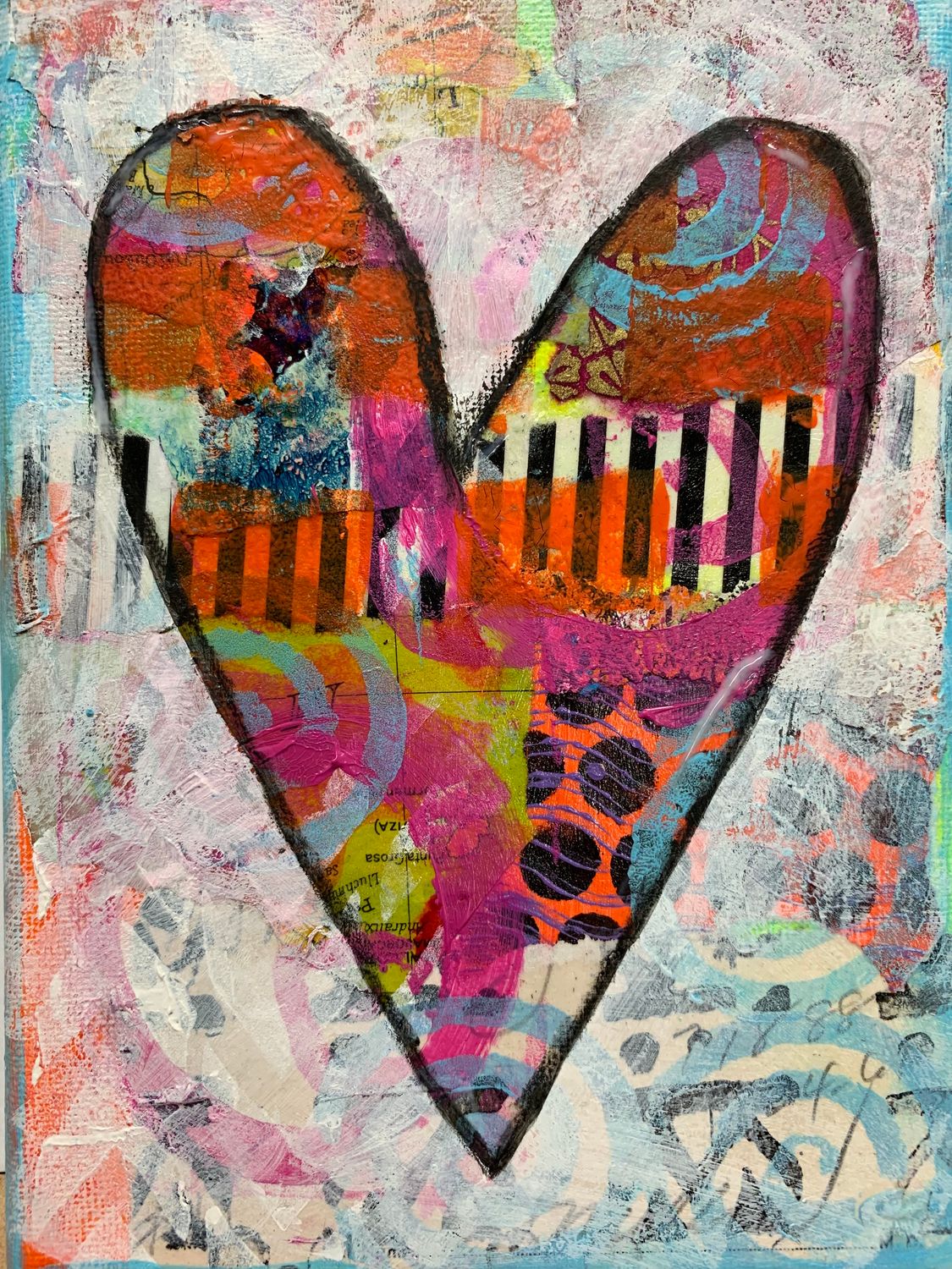 Heart Collage Class • Adult age 14+ • 9/1 •1pm-3pm