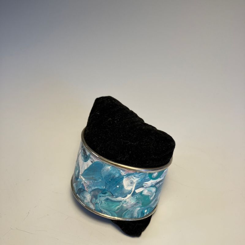 Fluid Art Bracelet Cuff