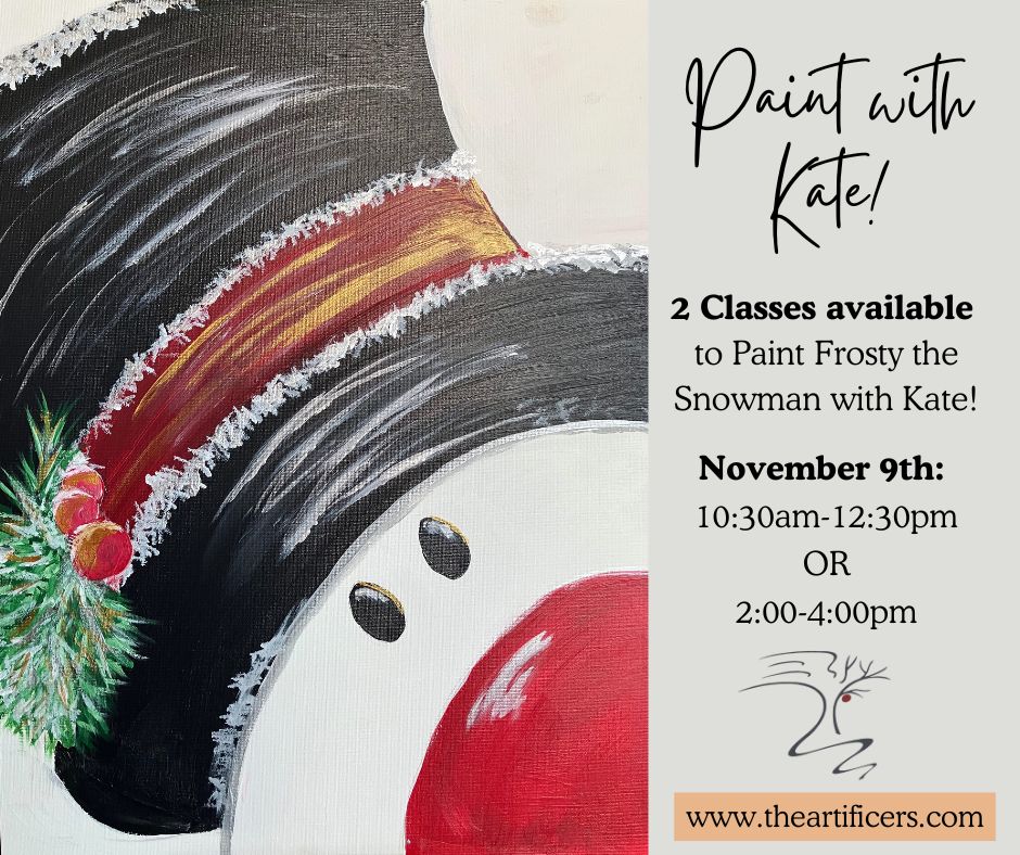 Paint with Kate! •11/09 •2:00pm