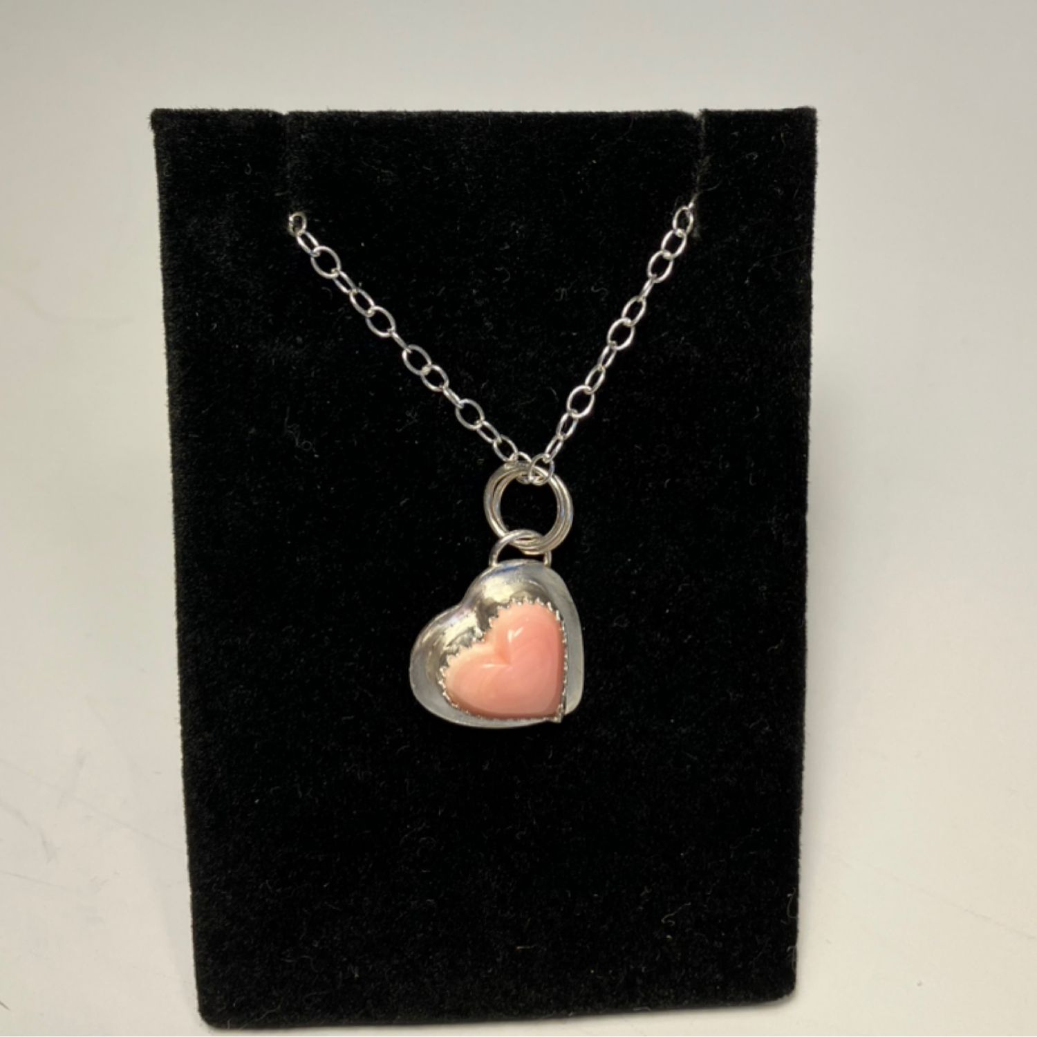 Queen Conch Heart Necklace