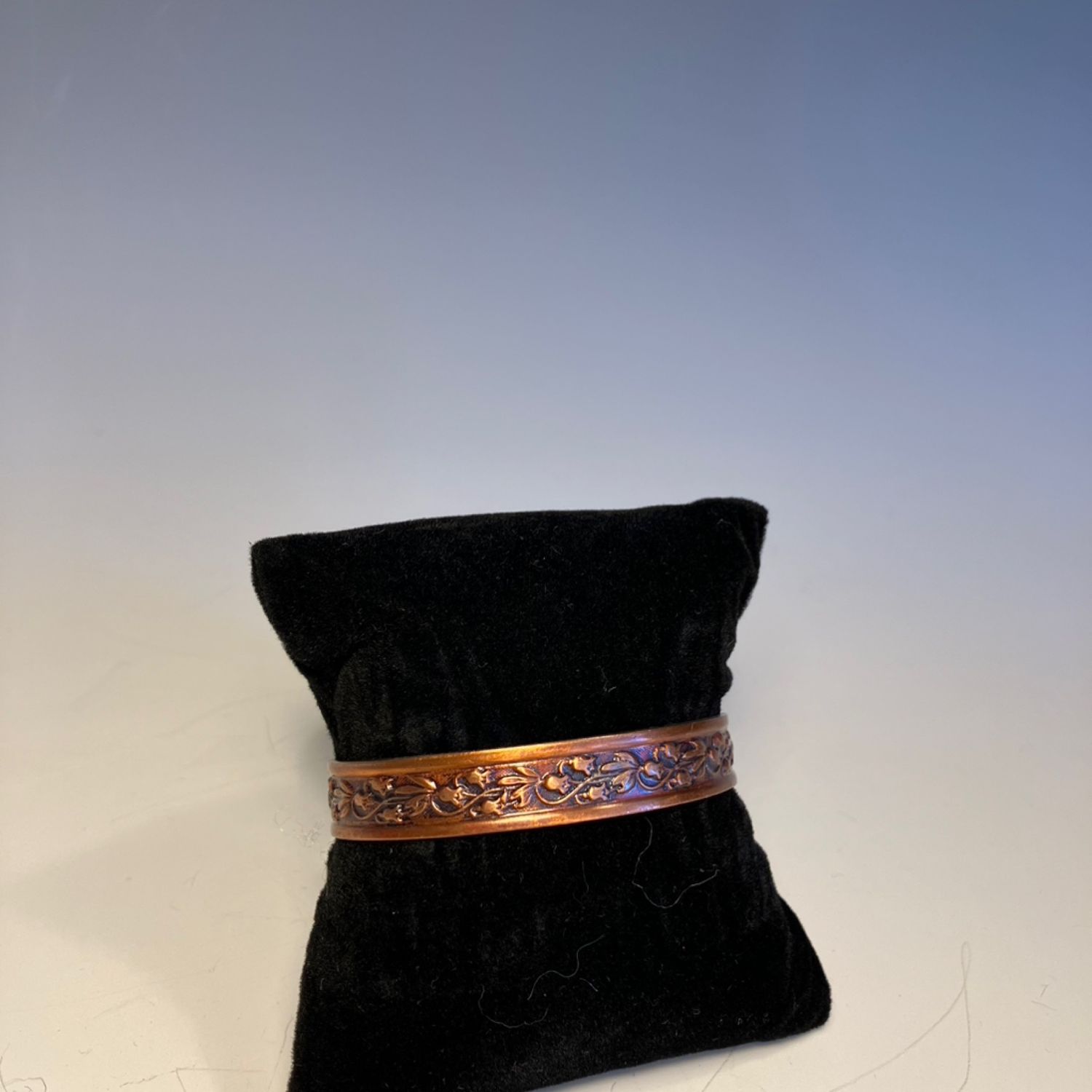 Dark Copper Flower Design Bracelet