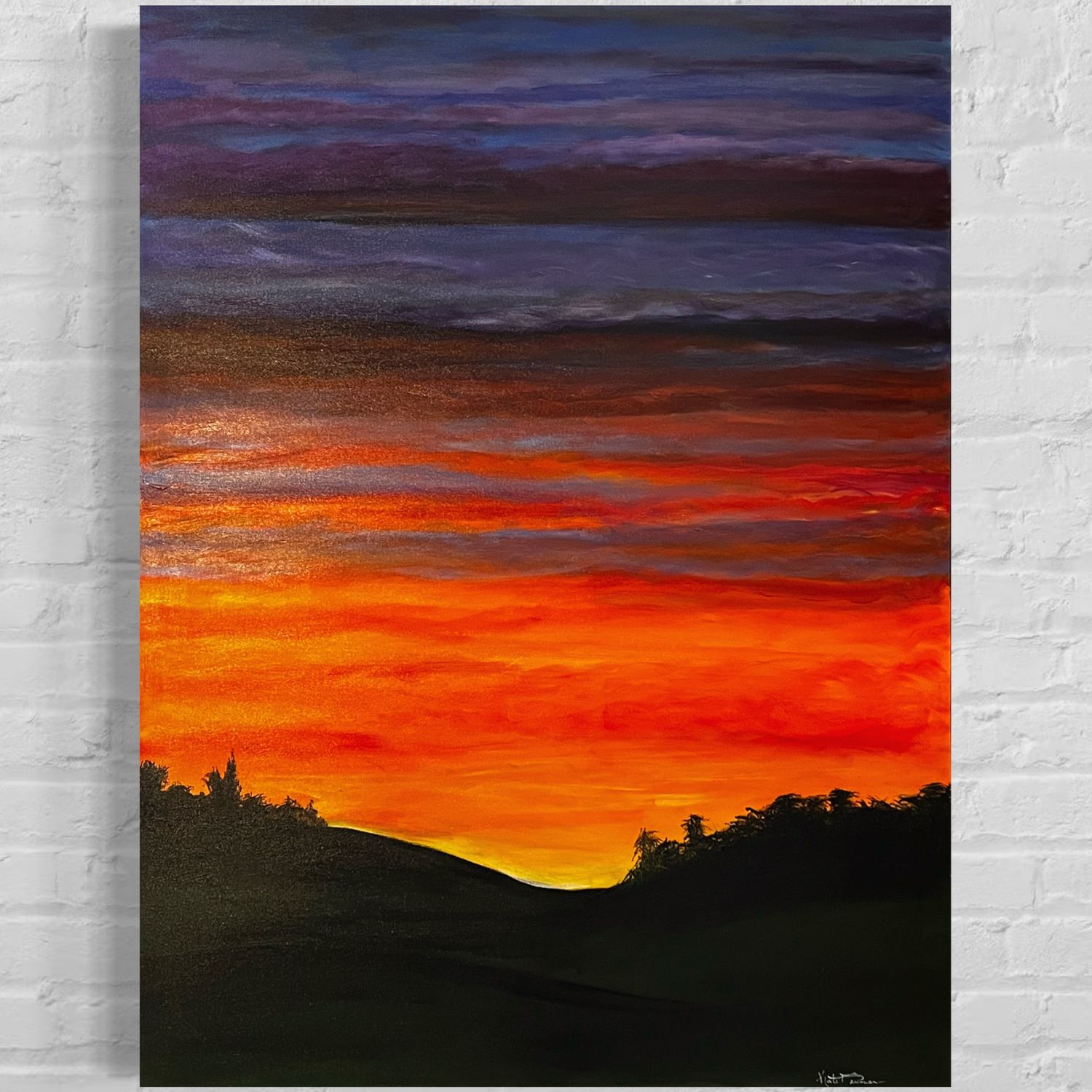 "Old 54 Sunset" Original
