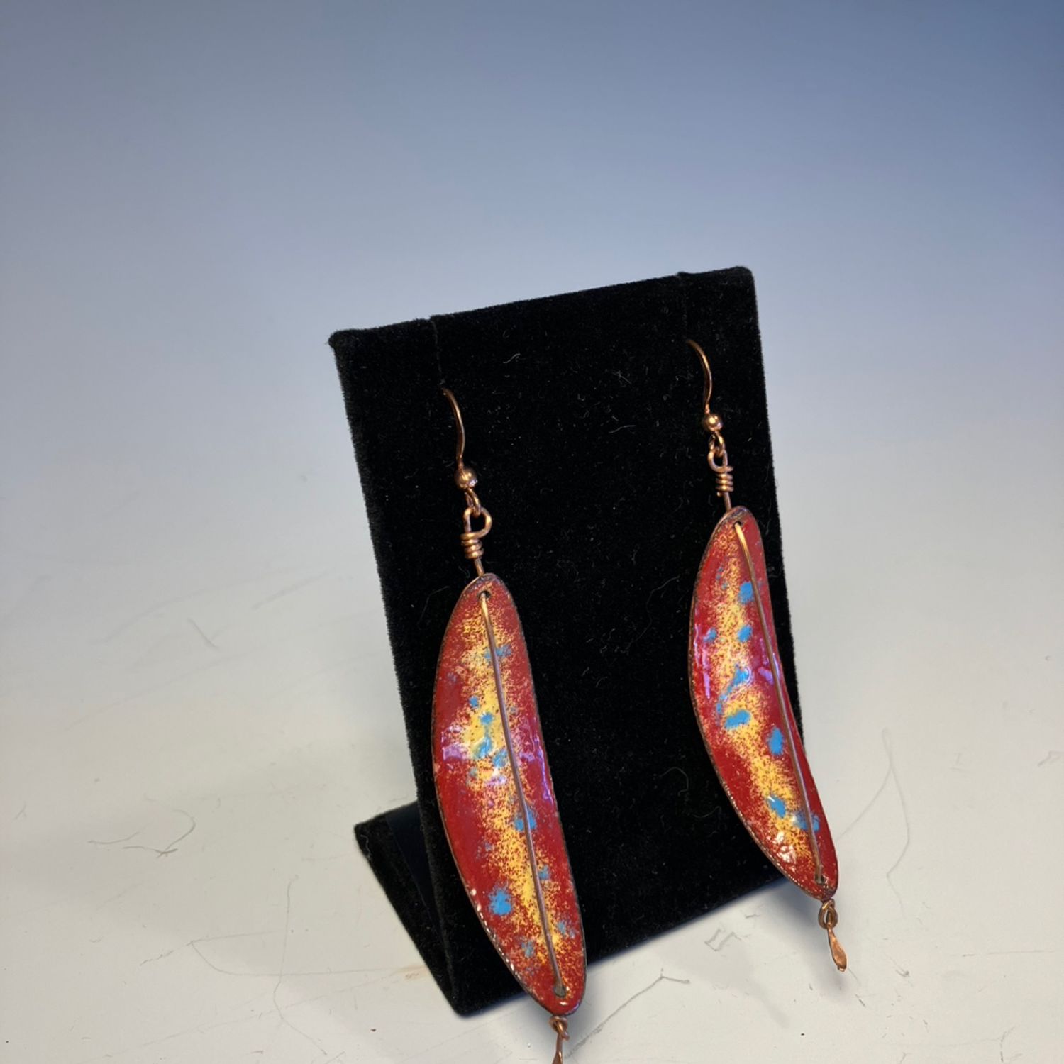 Leaf Earrings with Wire