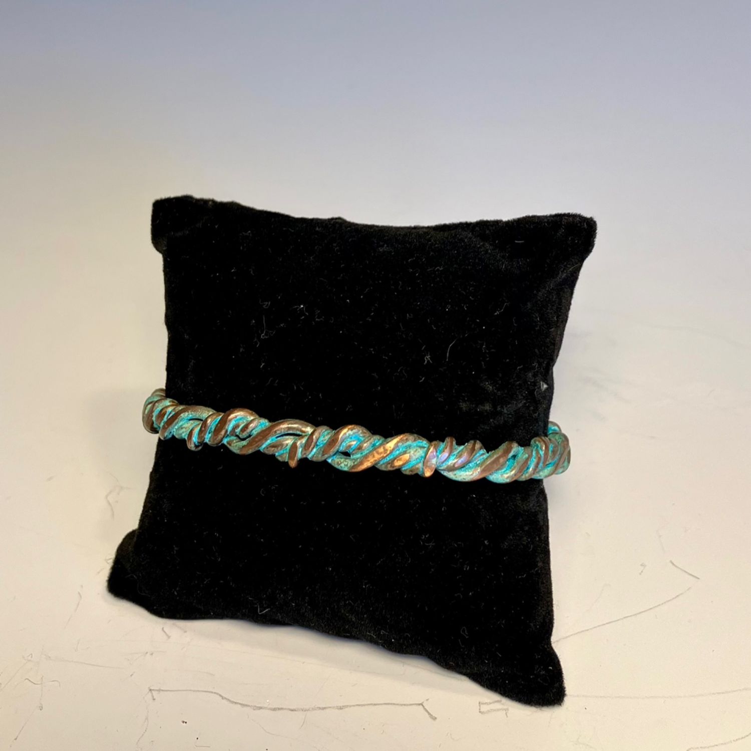 Turquoise Barbed Wire Bracelet