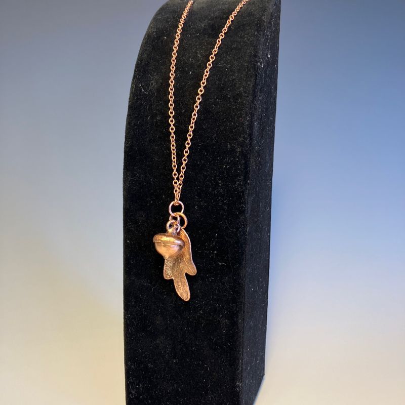 Acorn & Oak Leaf Necklace