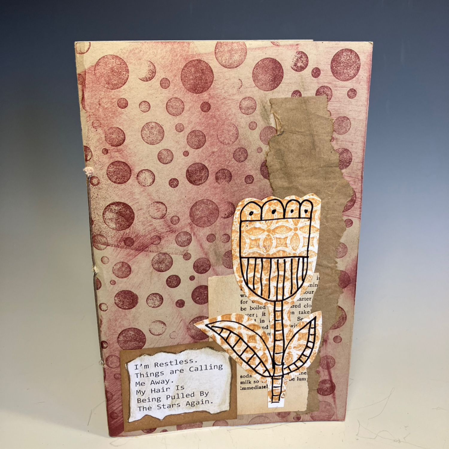 Brown Tulip Notebook