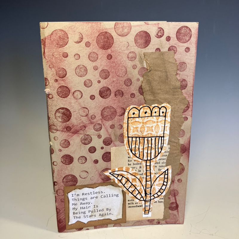 Brown Tulip Notebook