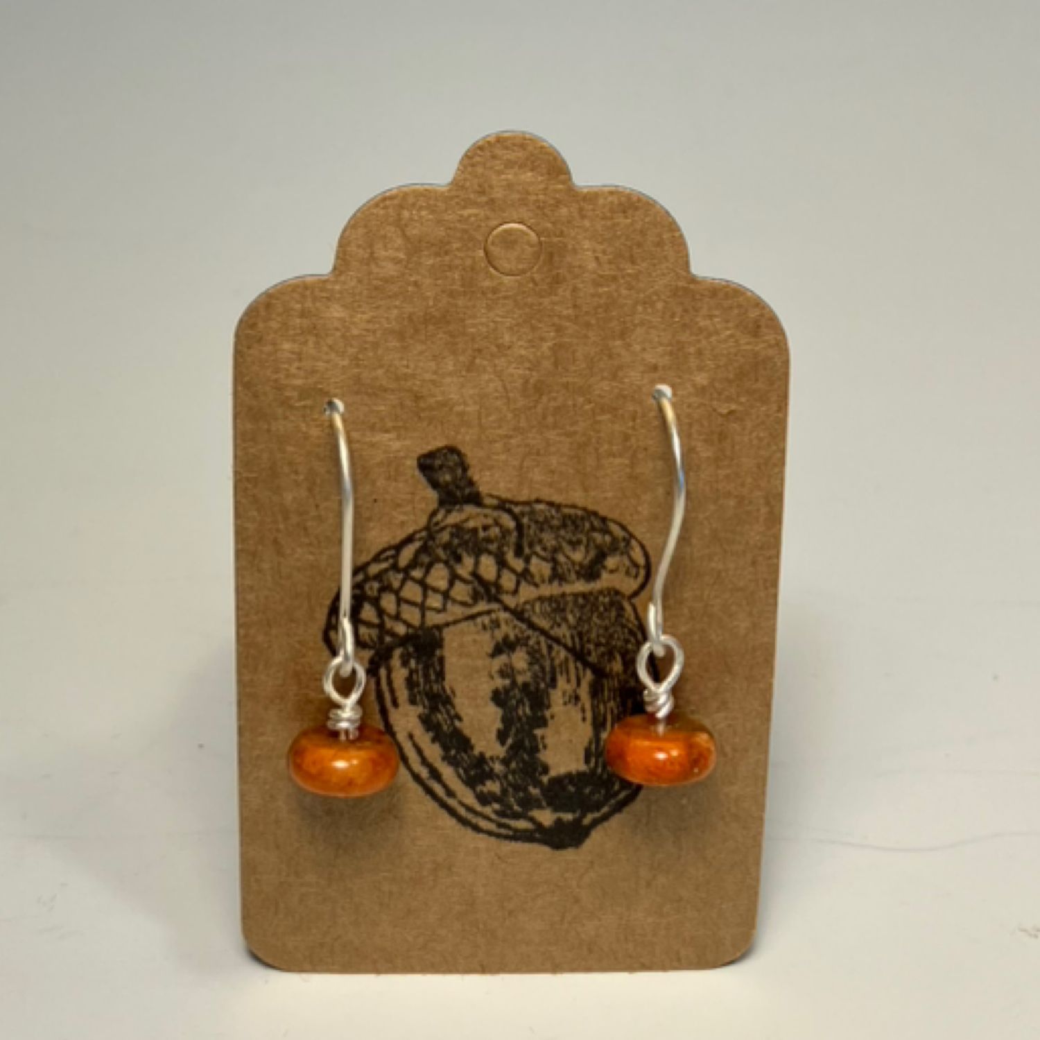 Apple Coral Earrings