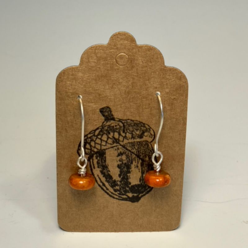 Apple Coral Earrings