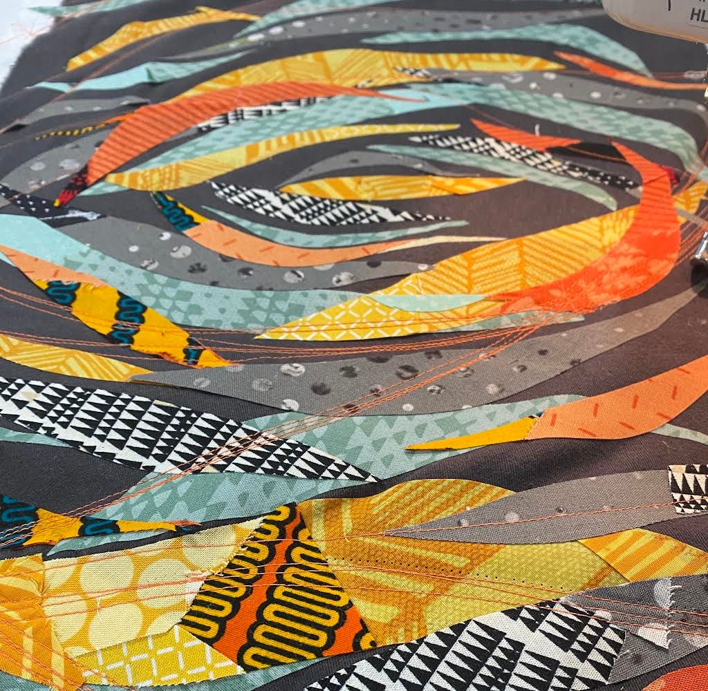 Abstract Fabric Collage • Adult age 14+ • 7/8 • 1-3pm