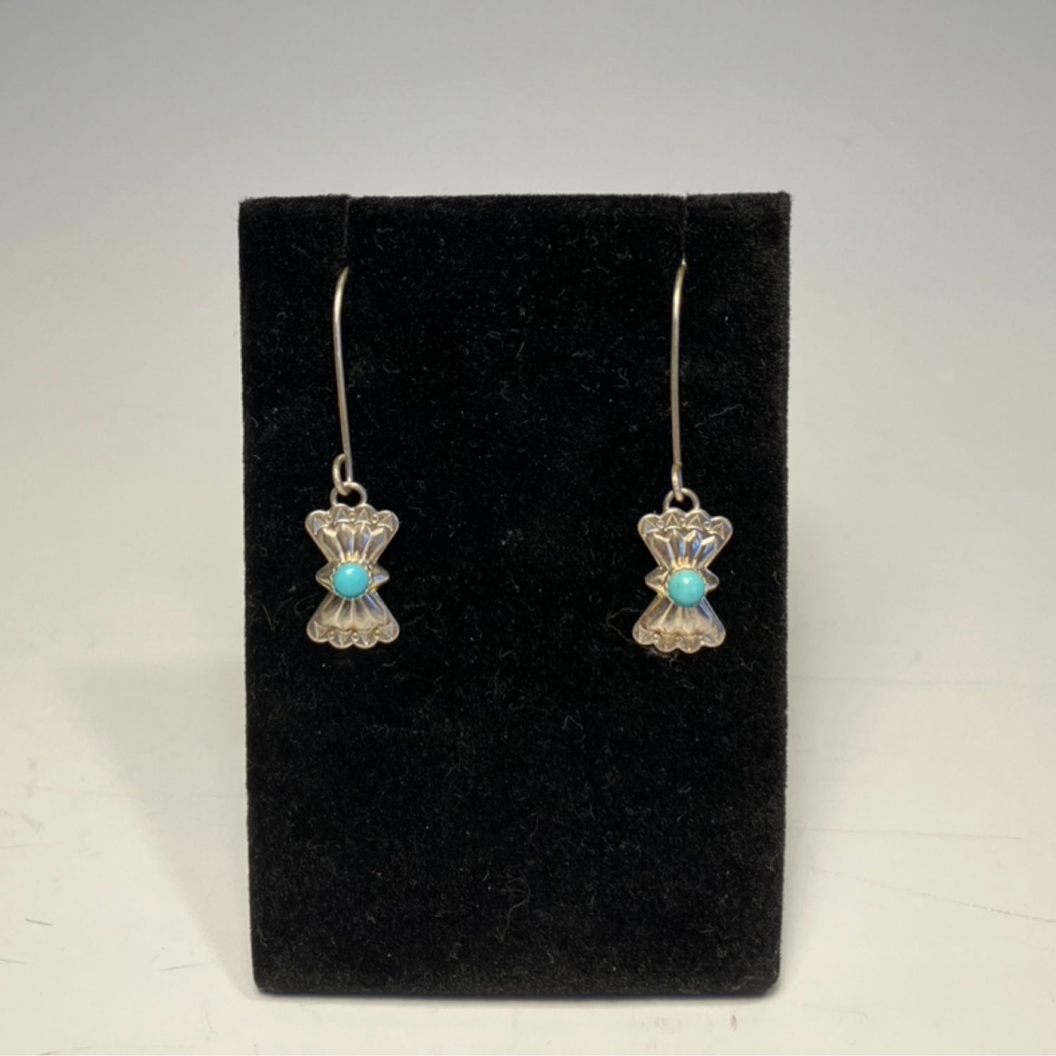 Kingman Silver & Turquoise Earrings