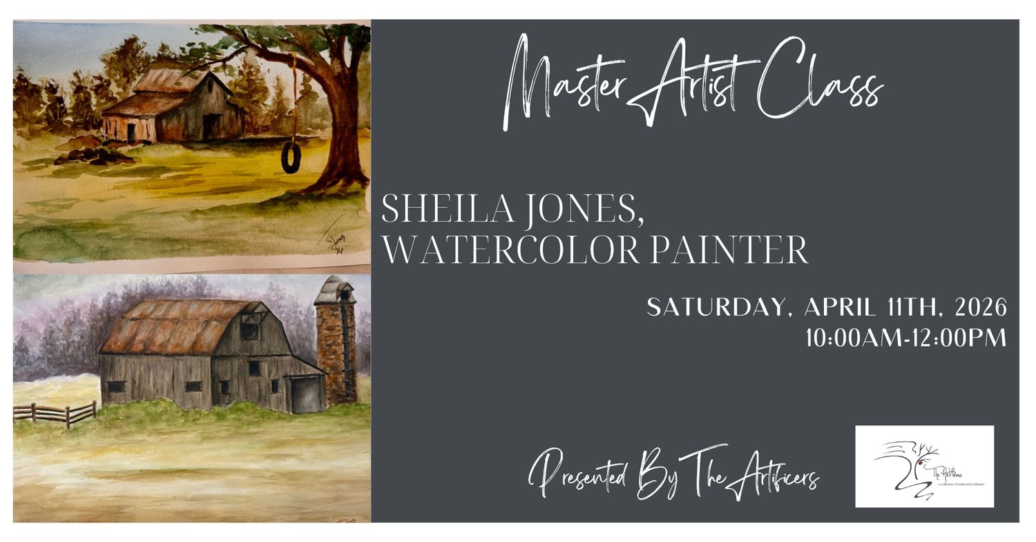 Master Watercolor Class 4/11 | 10am Master Watercolor Class 4/11 | 10am