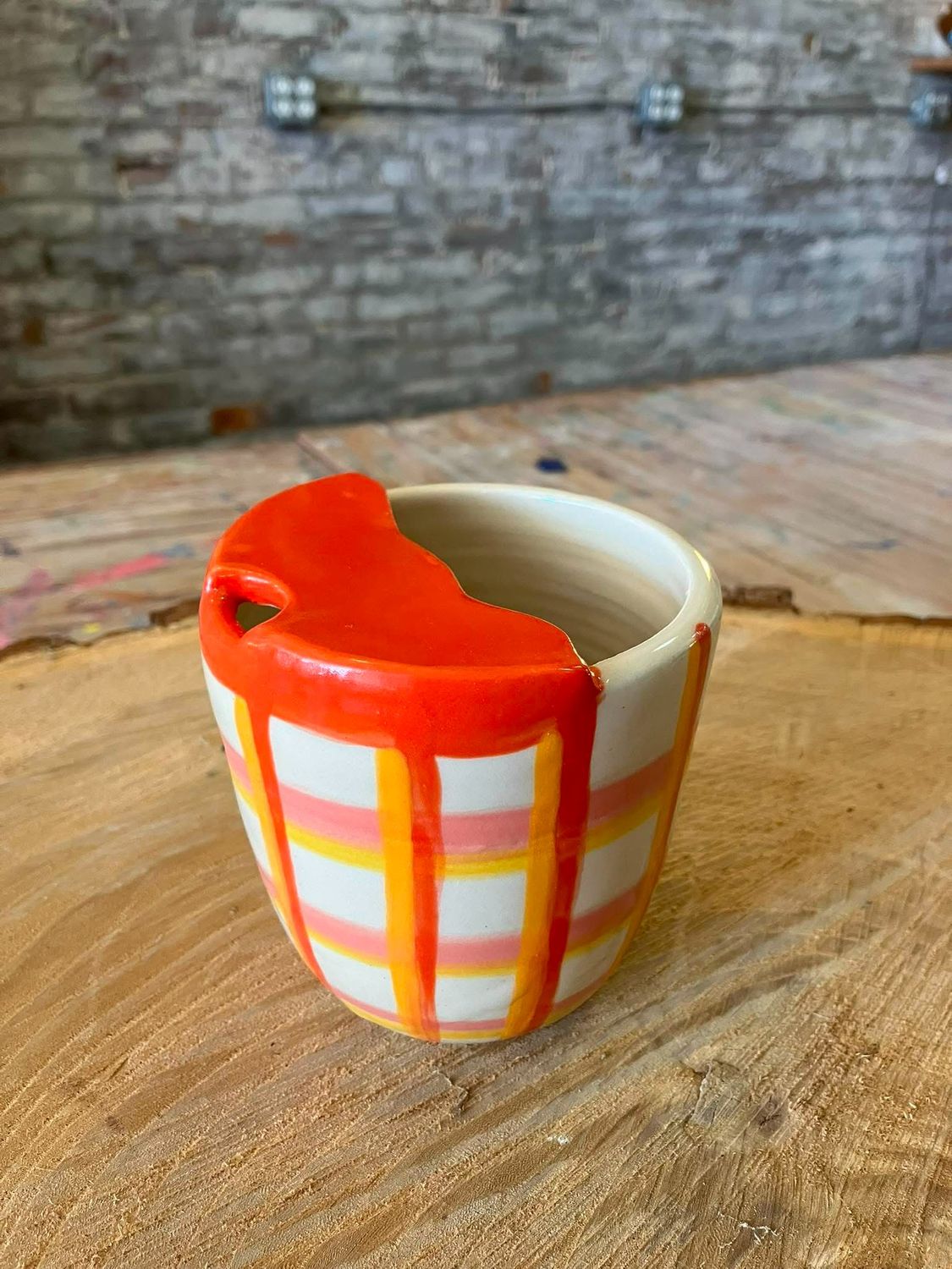 Striped Travel Mugs