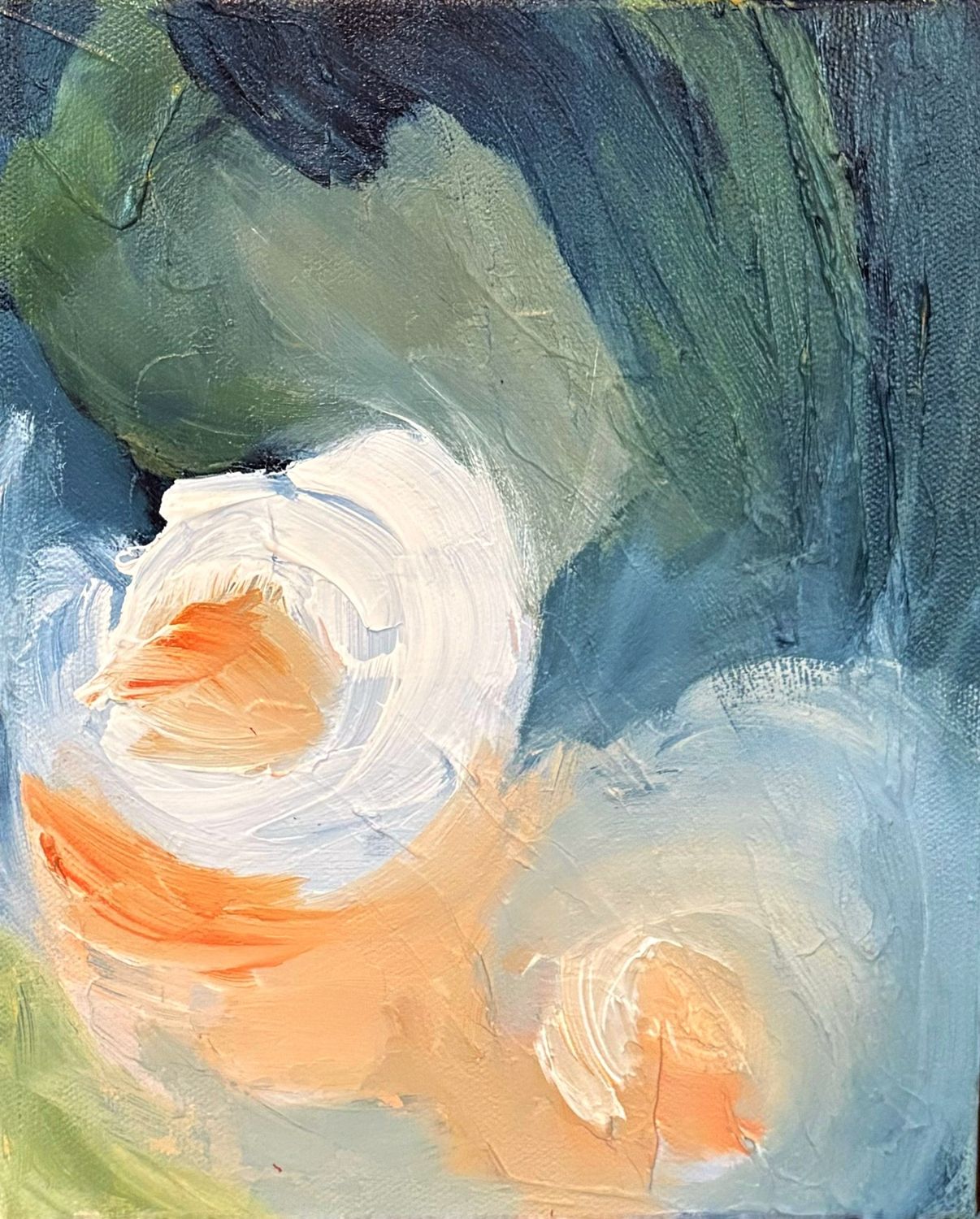 Orange Floral