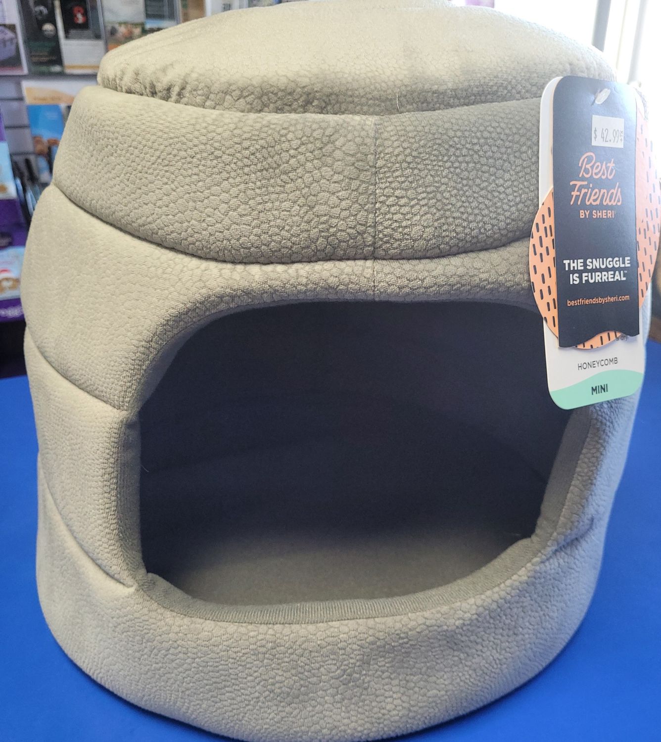 Best Friends Covered Pet Bed grey