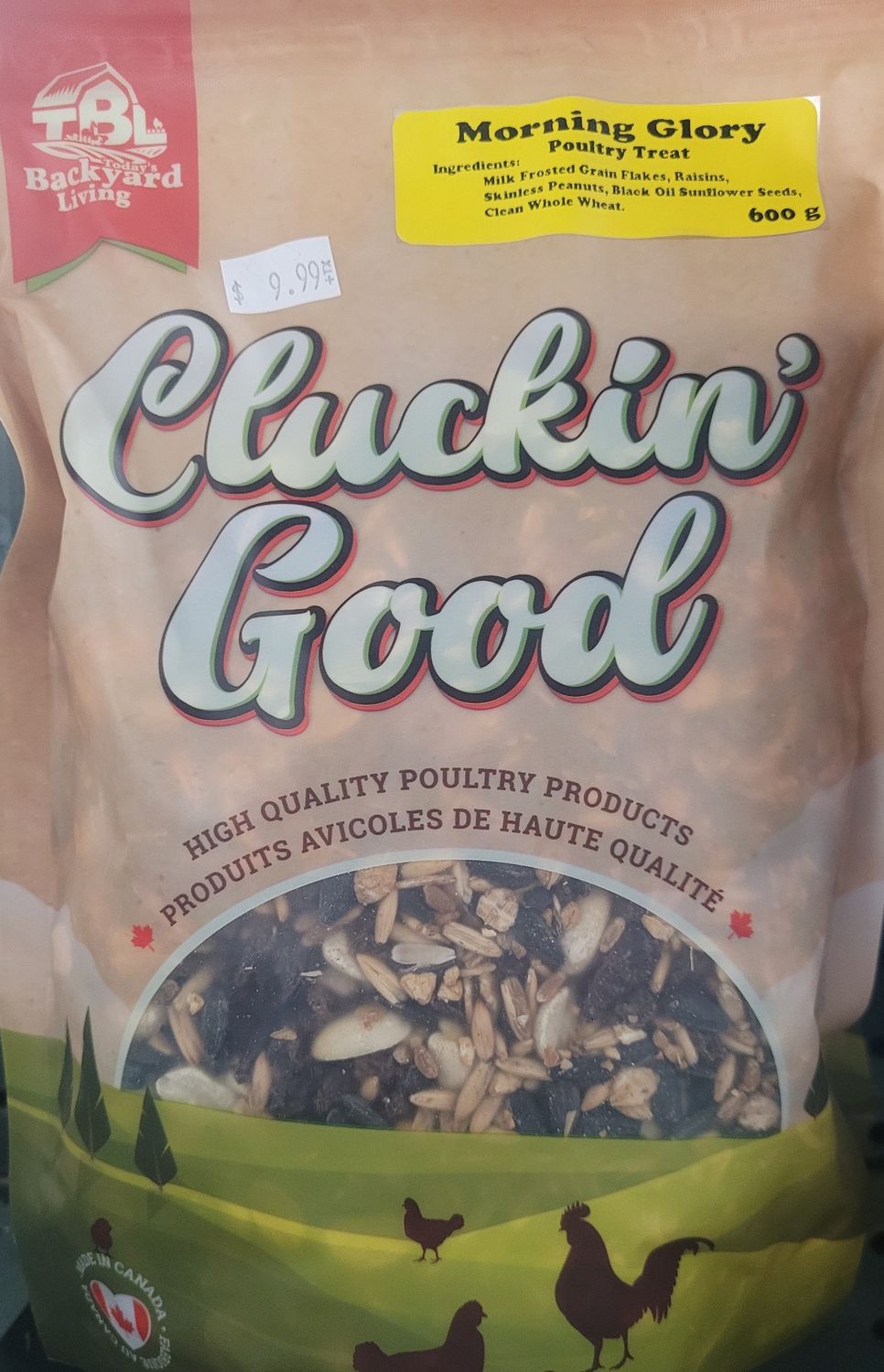 Cluckin Good Morning Glory Chicken Treats 600g