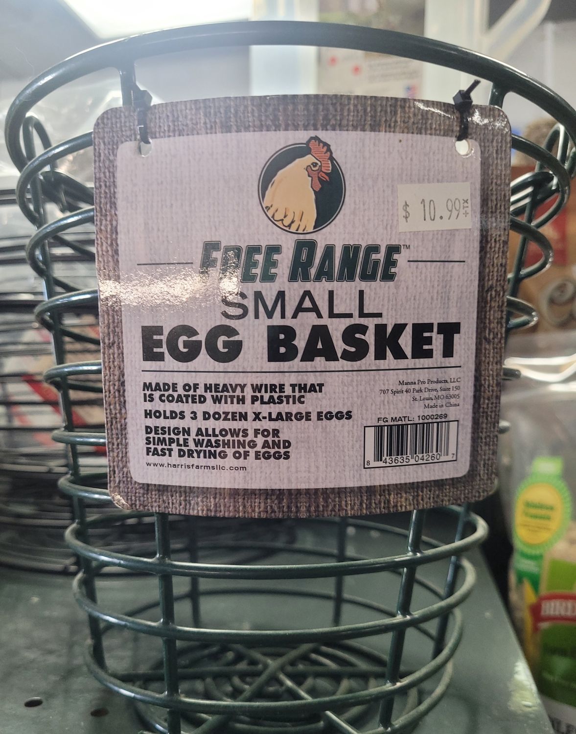 Small Egg Basket green