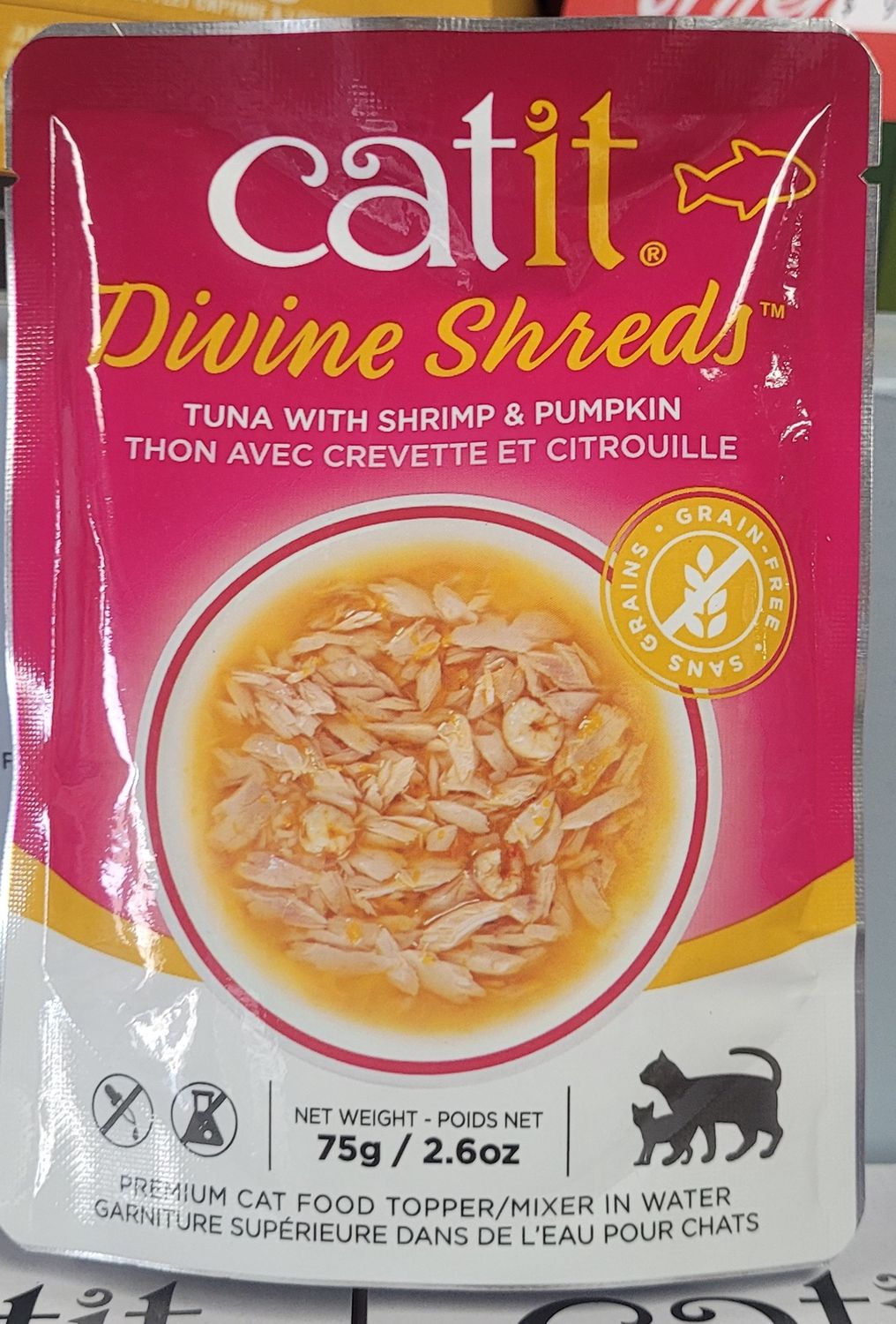 Cat It Divine Shreds Tuna, Shrimp Pumpkin 75g