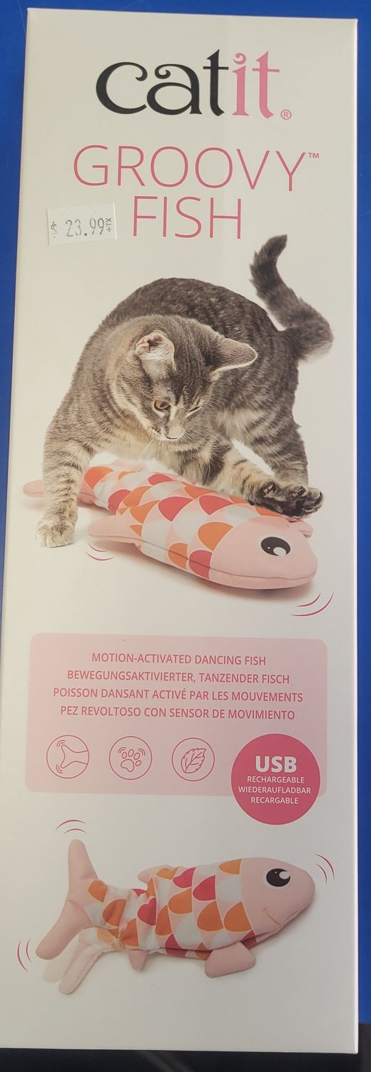Cat It Groovy Fish pink