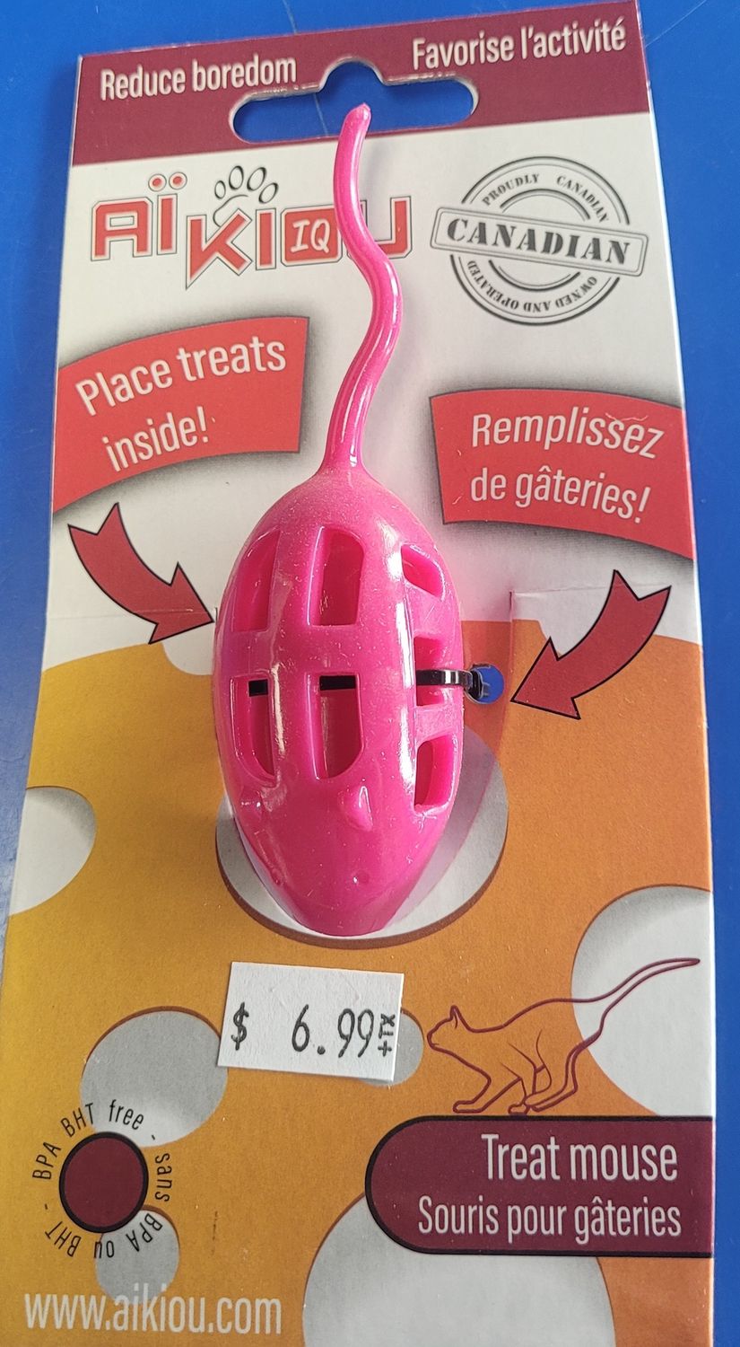 Aikkiou Cat Treat Toy Mouse