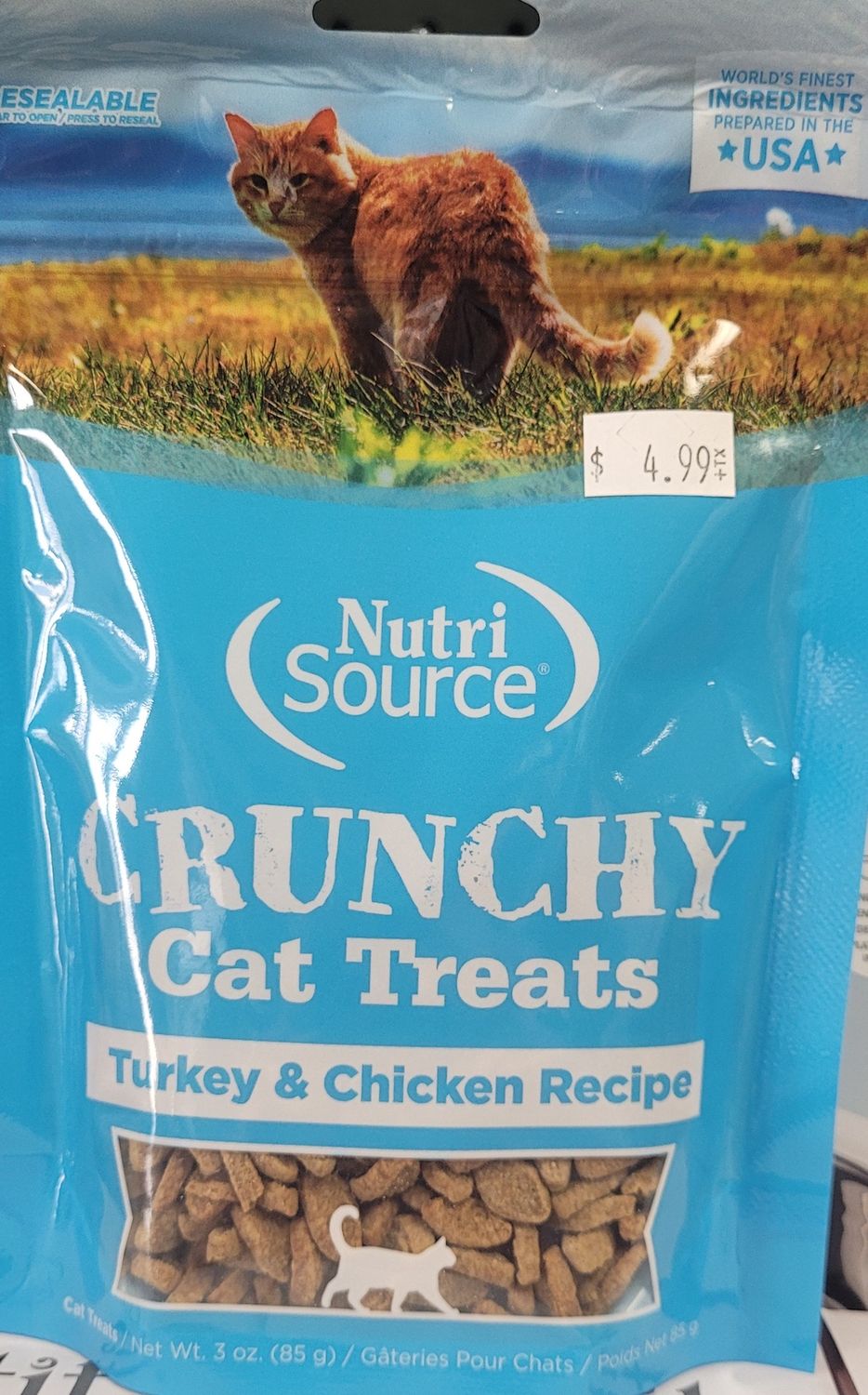 N.S. Crunchy Cat Treat Turkey &amp; Ckn 3oz