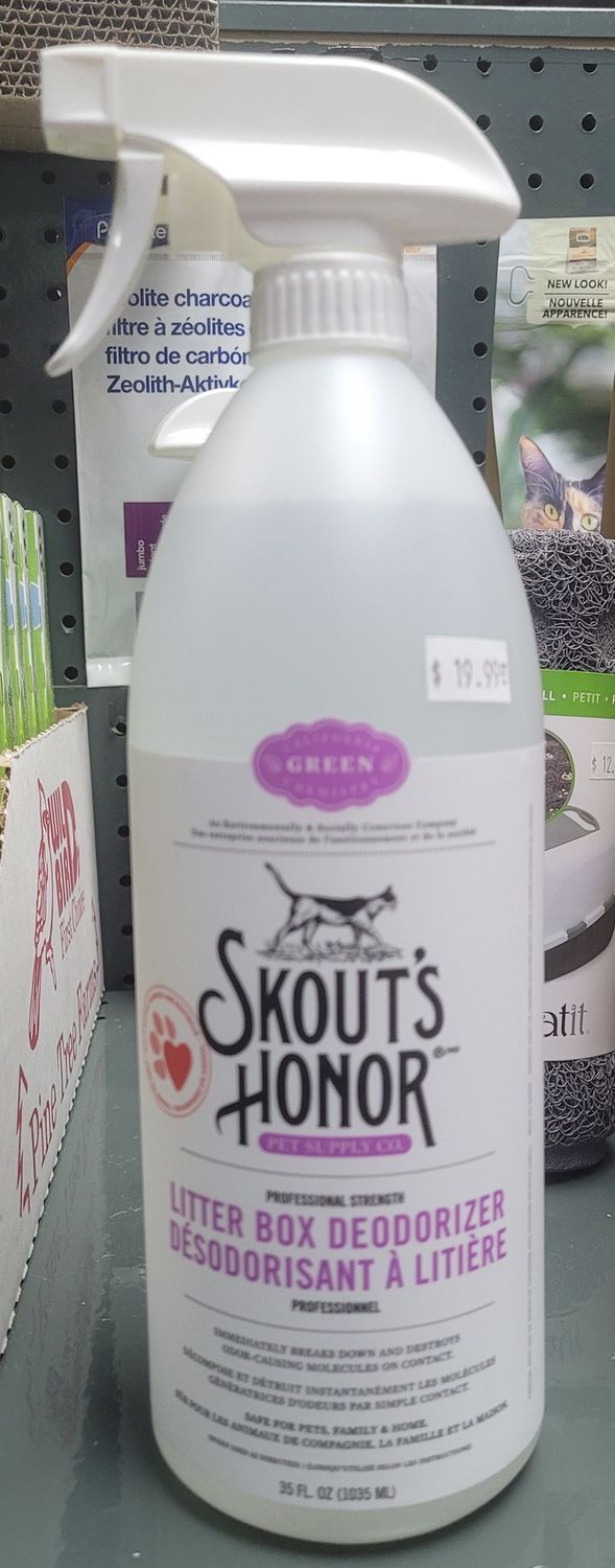 Skouts Honour Litter Box Deoderizer