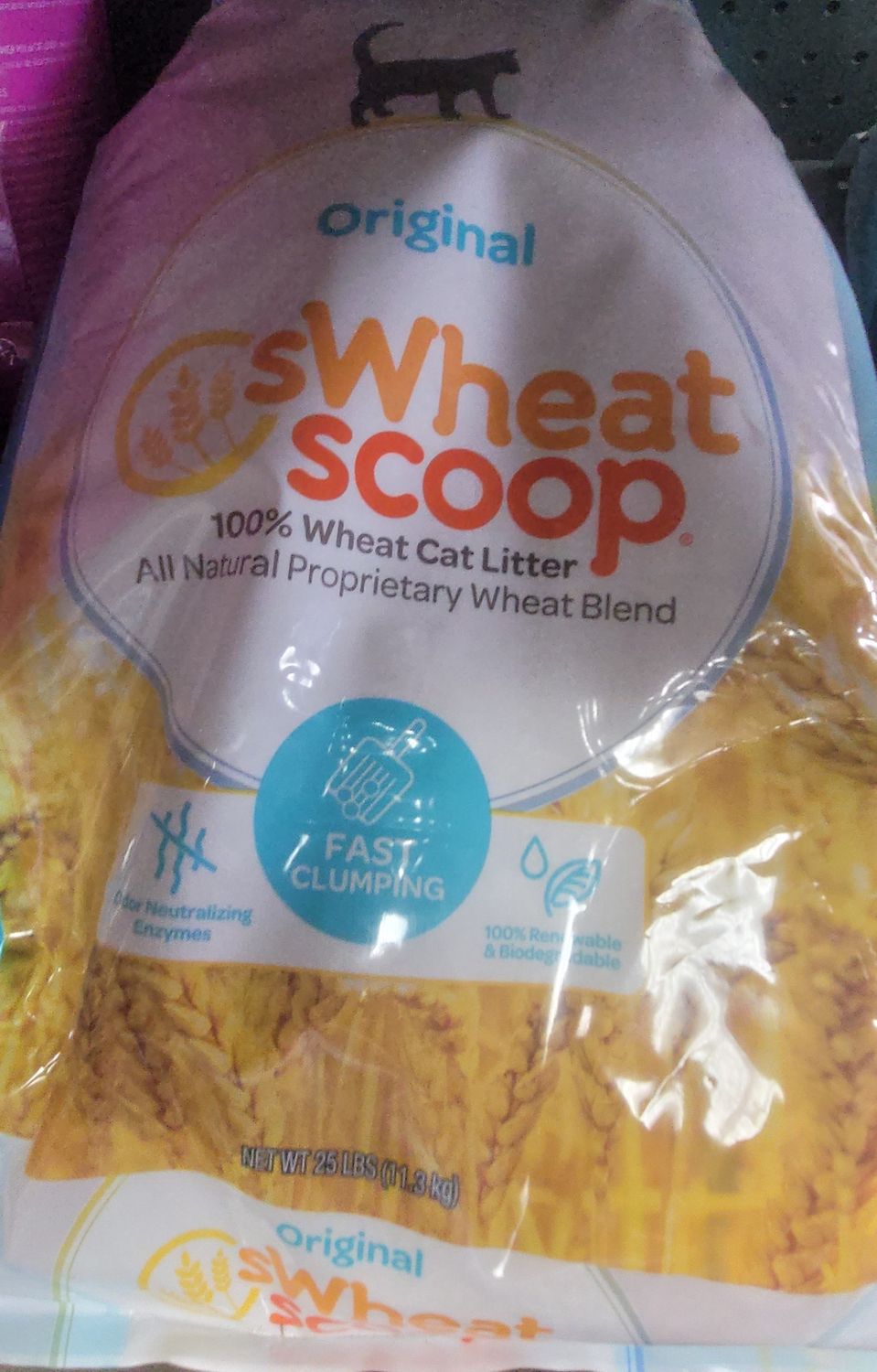 Swheat Scoop Clumping Litter 25Lb bag