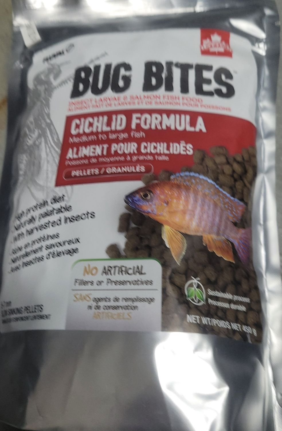 NF Bug Bites Cichlid M/L 450g