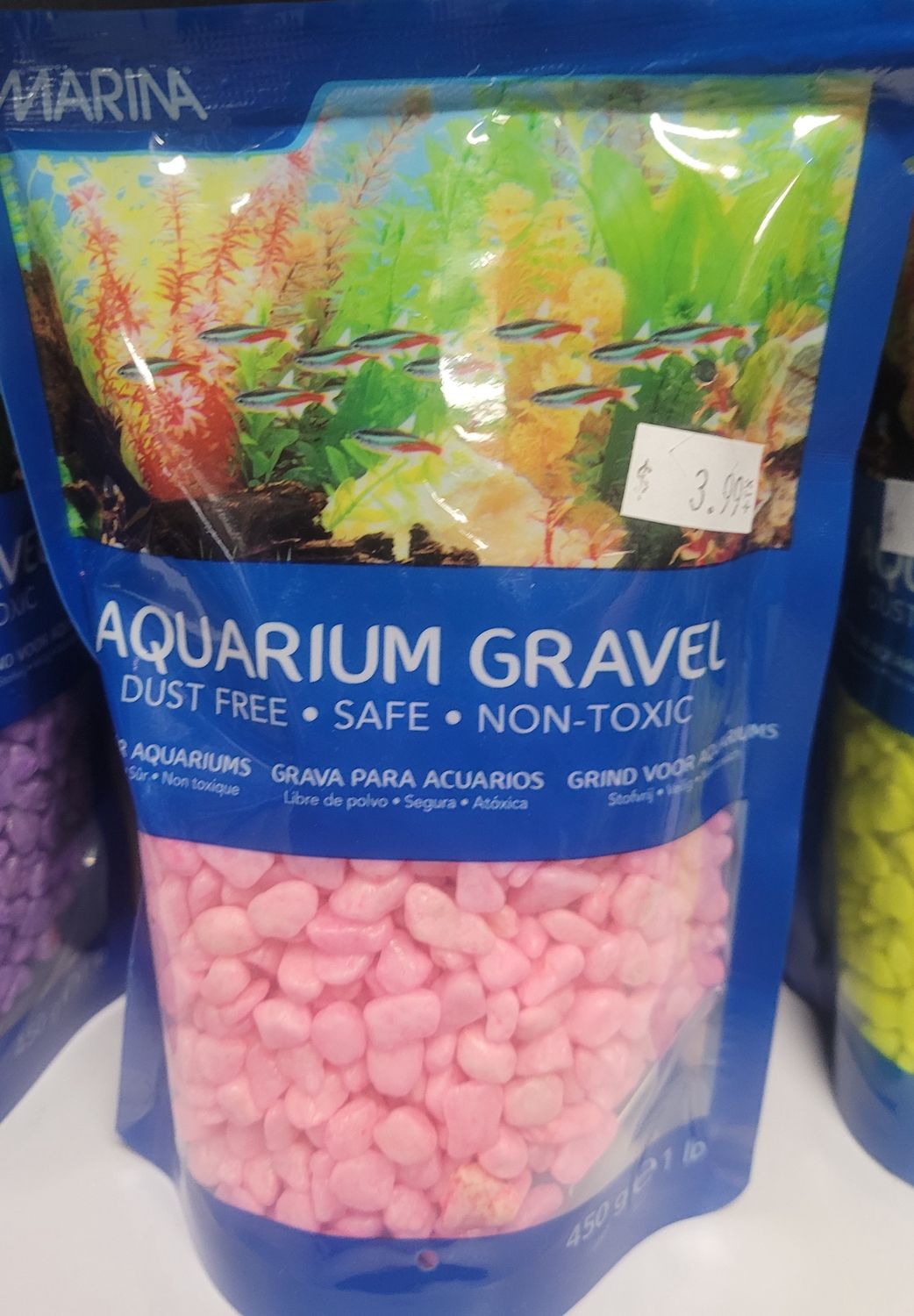 Marina Aquarium Gravel 450g pink